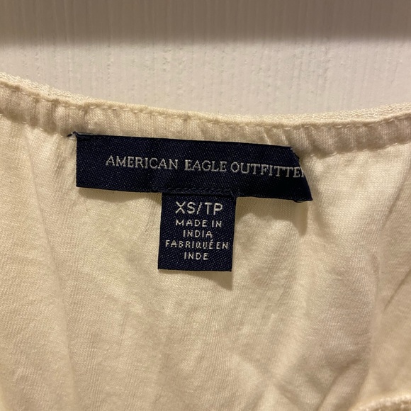 AE Off-White Knit Lace Babydoll Camisole - Picture 10 of 13